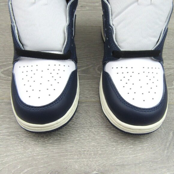 Air Jordan 1 Retro High OG "Midnight Navy" Sneakers GS Size 6.5Y NEW - Picture 5 of 14